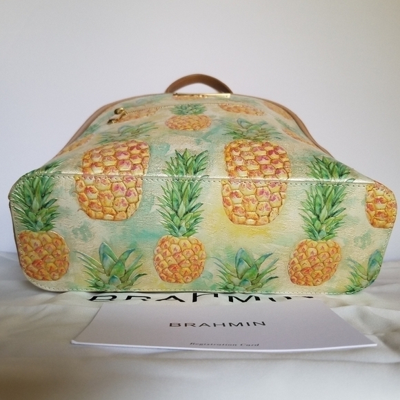 ✨️ NWT BRAHMIN DESIGNER PURSE BACKPACK BAG Hard to Find Italian Leather - Picture 6 of 14